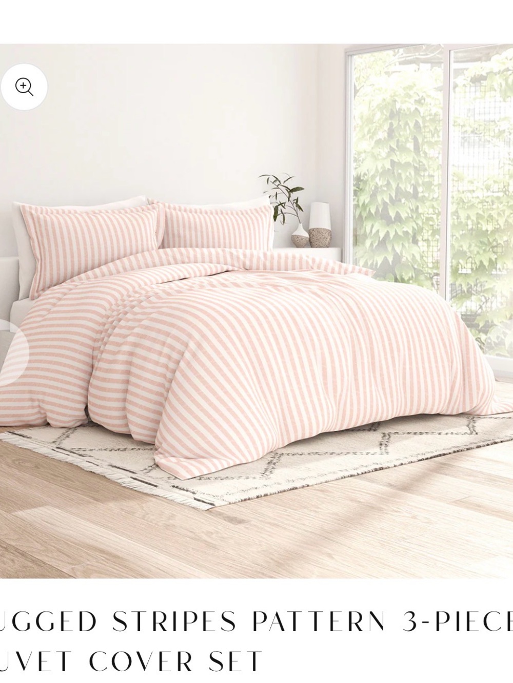 Linens & Hutch Queen duvet cover & shams